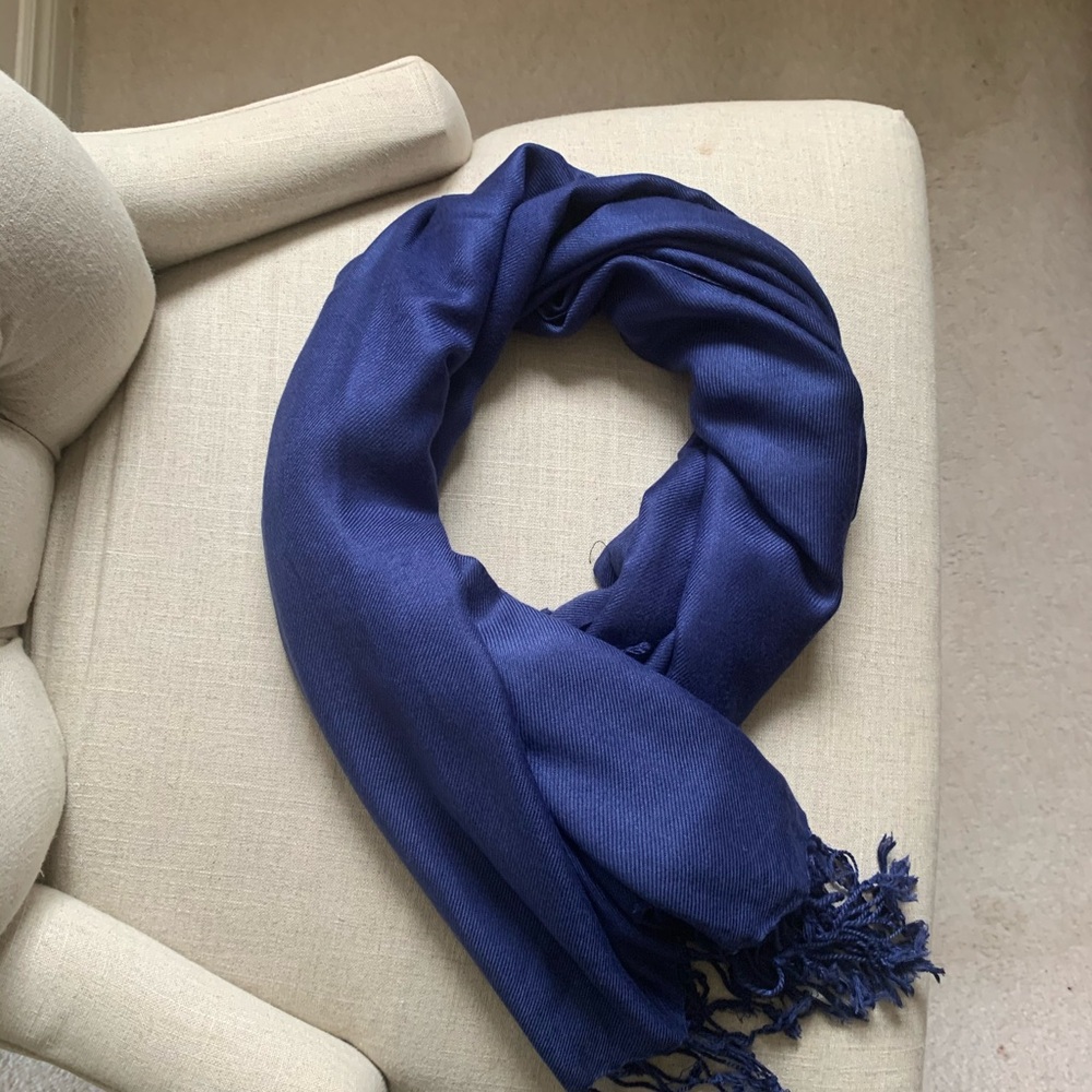 Chic Royal Blue Scarf